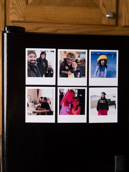 Custom Instant Photo Style Magnet (Set of 3)