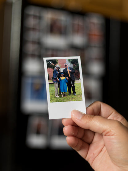 Custom Mini Instant Photo Style Magnet (Set of 3)